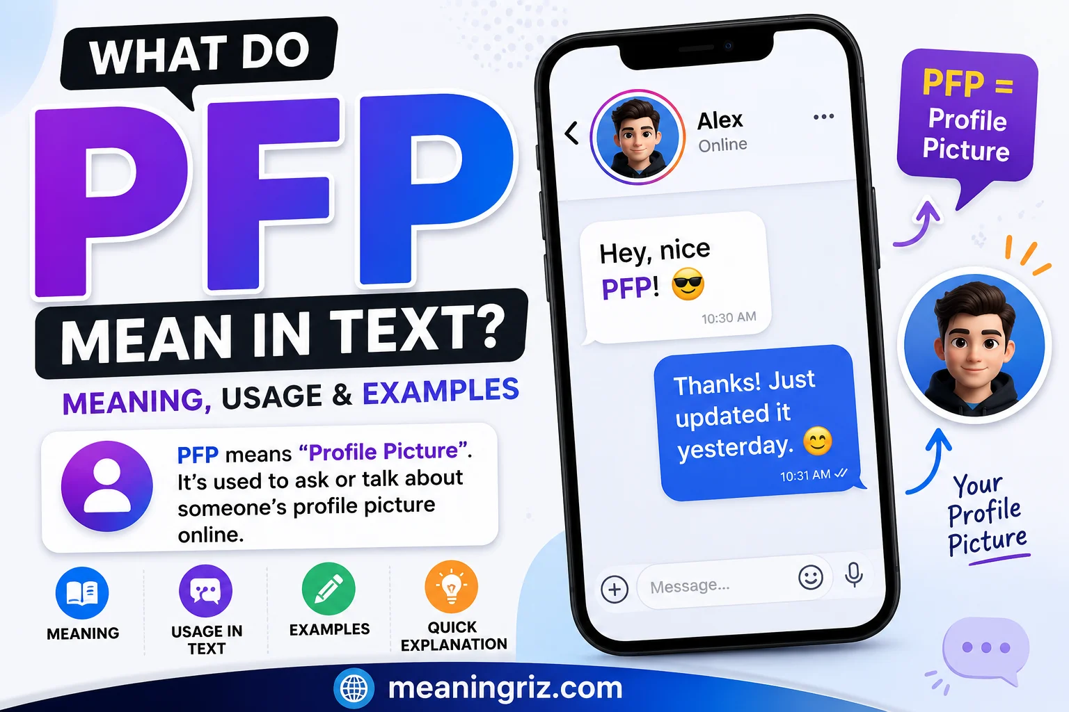 what do pfp mean in text