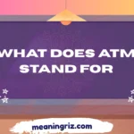 what does atm stand for