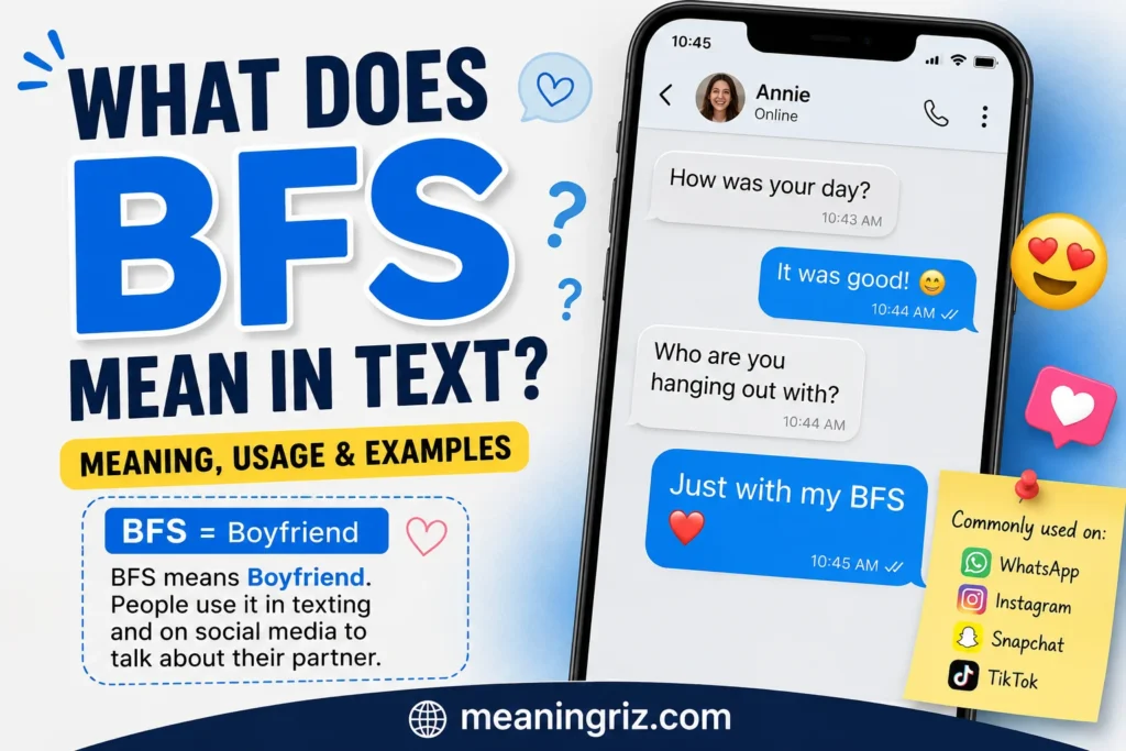 what does bfs mean in text