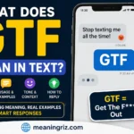 what does gtf mean in text
