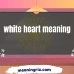 white heart meaning