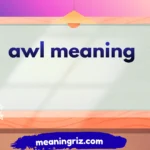 awl meaning