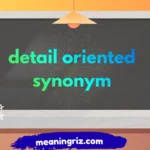 detail oriented synonym