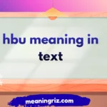 hbu meaning in text