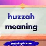 huzzah meaning