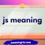 js meaning
