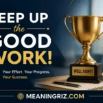 keep up the good work