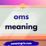 oms meaning