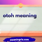 otoh meaning