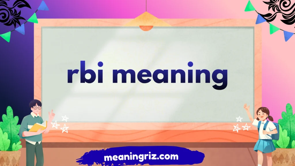 rbi meaning