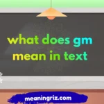 what does gm mean in text