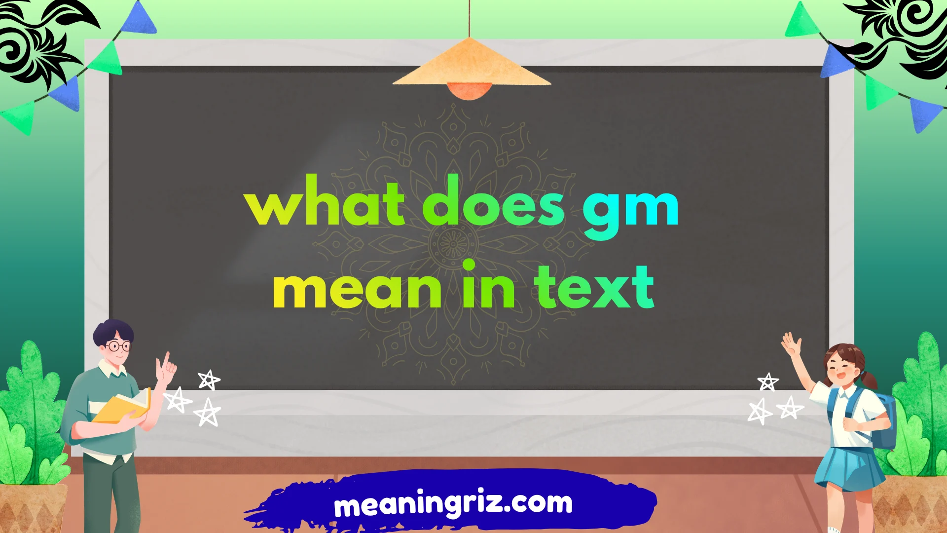 what does gm mean in text