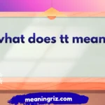 what does tt mean