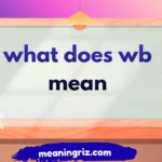 what does wb mean